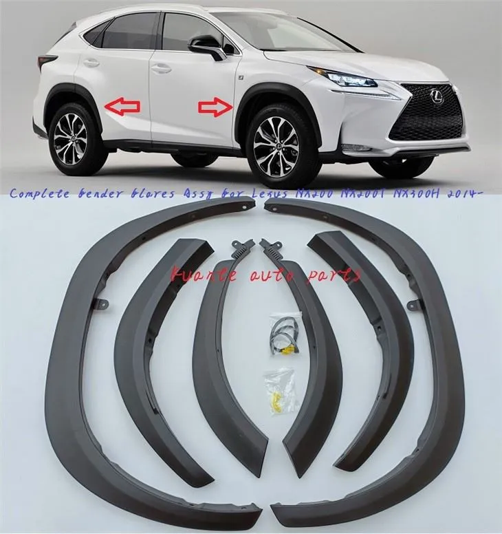 Múnlú Fender Flare Le haghaidh Lexus NX200 2014